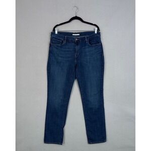 Levi's Jeans Women 33 Blue Mid Rise Skinny Stretch Casual Classic Denim